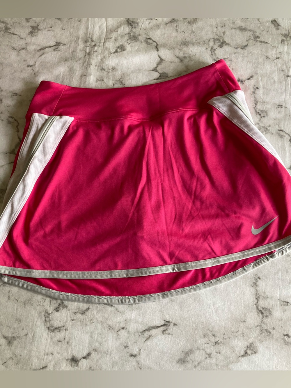 Nike Hot Pink  Tennis Skort with White Trim